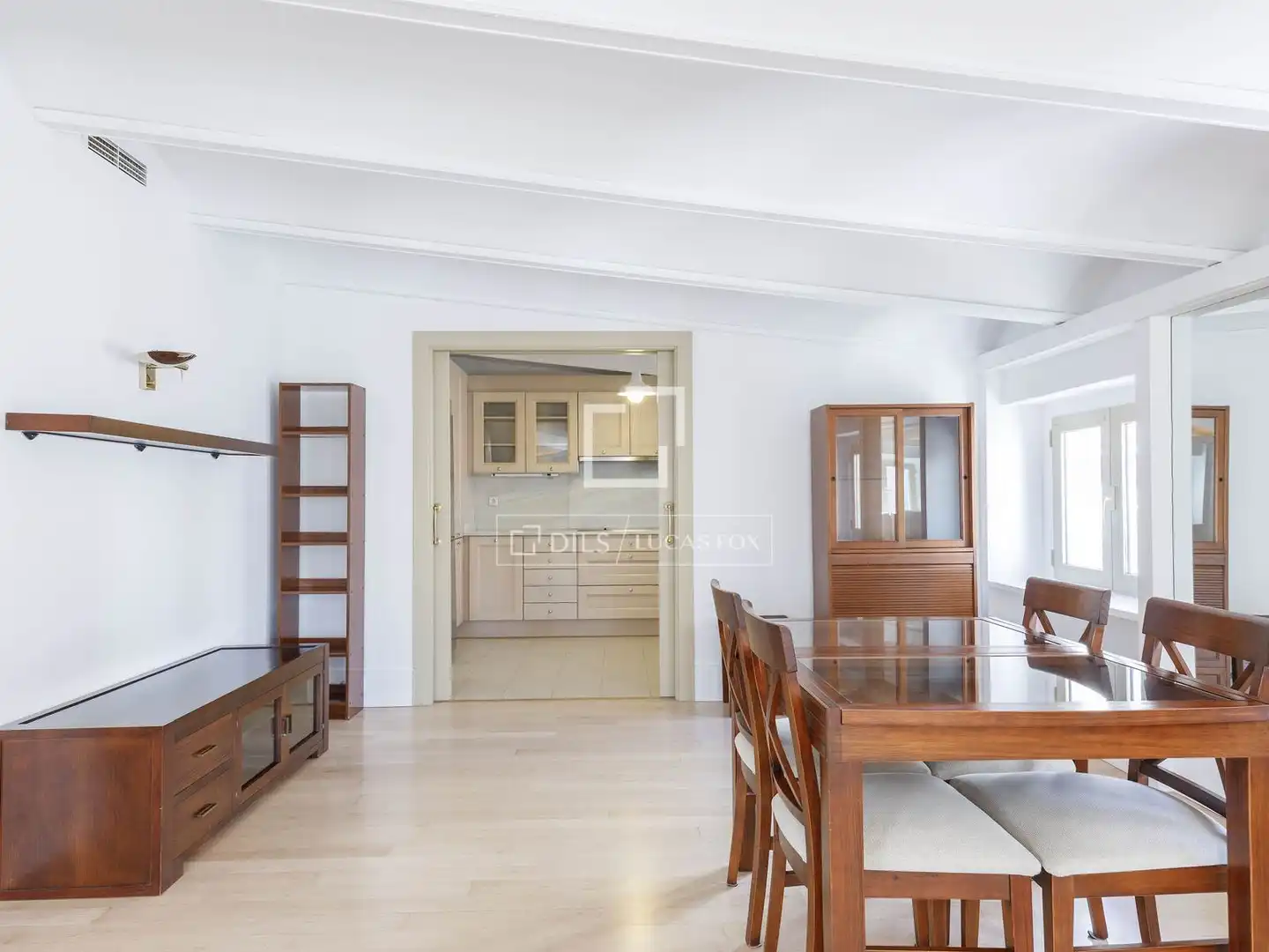 Comedor de Piso de alquiler en Valencia con Aire acondicionado, Calefacción y Parquet