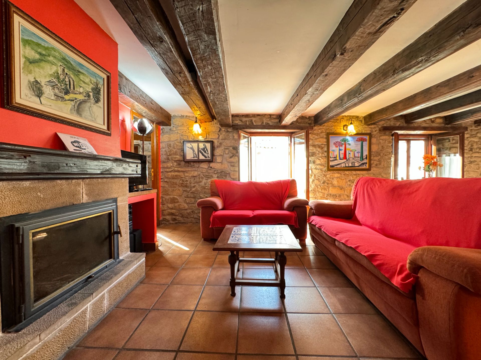 Living room of House or chalet for sale in Borau  with Heating, Storage room and Furnished