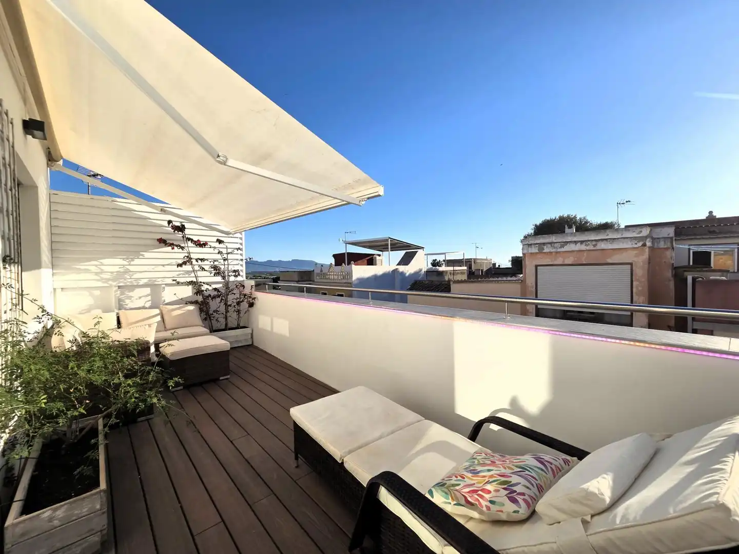 Terrassa de Casa o xalet de lloguer en Sueca amb Aire condicionat, Terrassa i Moblat