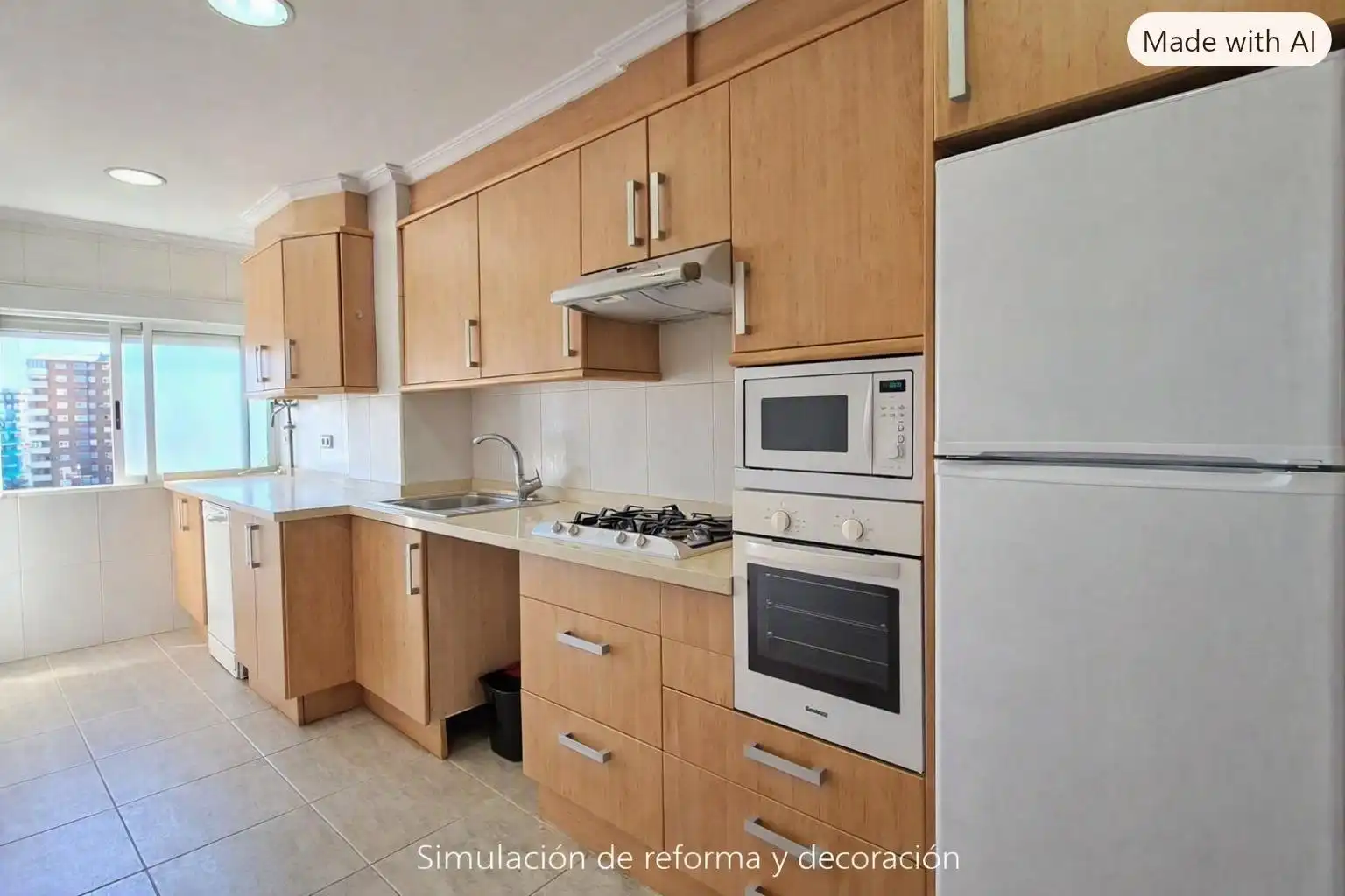 Cocina de Piso en venta en Valencia con Balcón