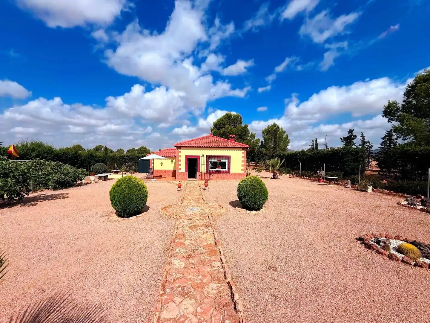 Jardí de Finca rústica en venda en Murcia amb Piscina