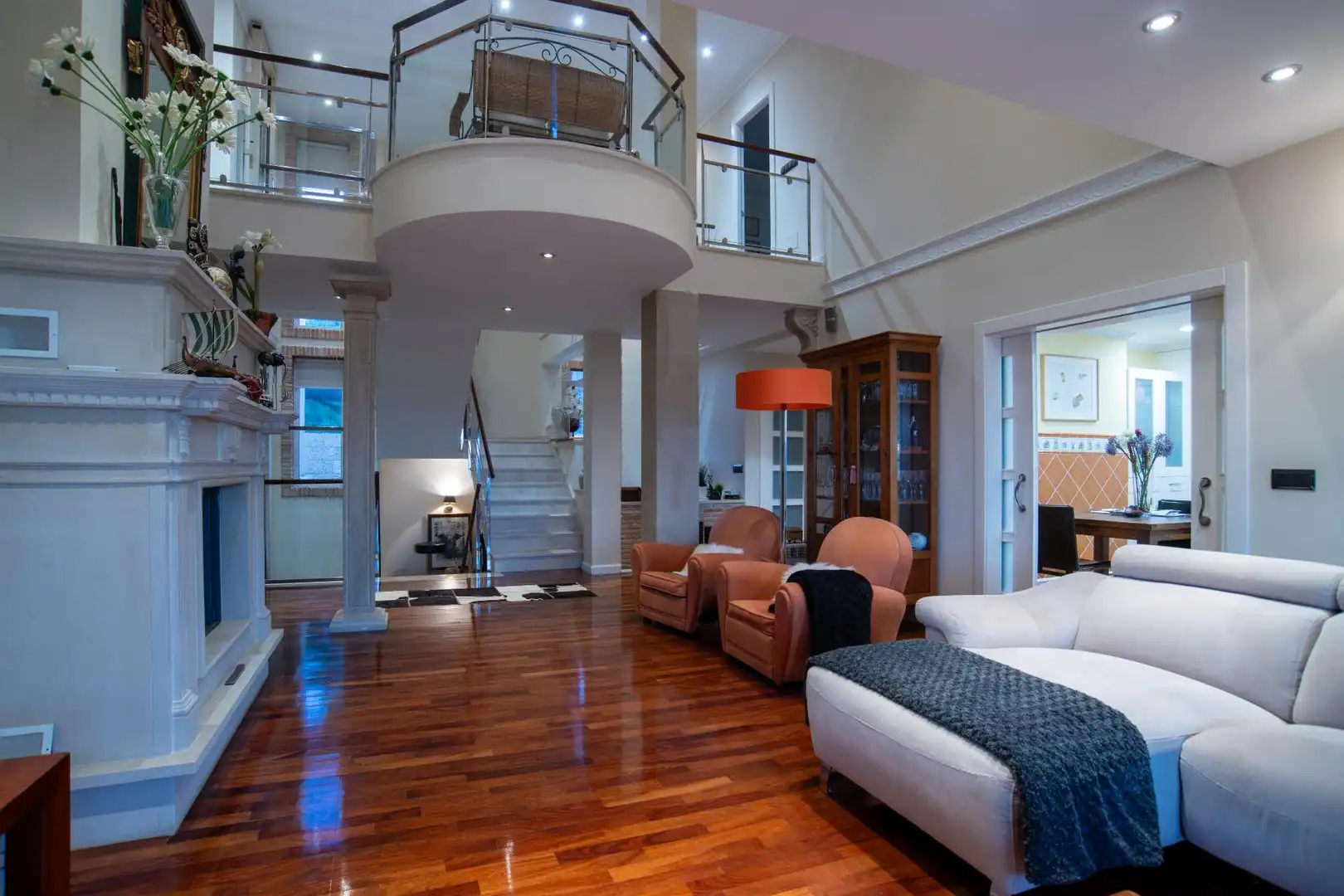 Sala de estar de Casa o chalet en venta en Molina de Segura con Calefacción, Jardín privado y Parquet