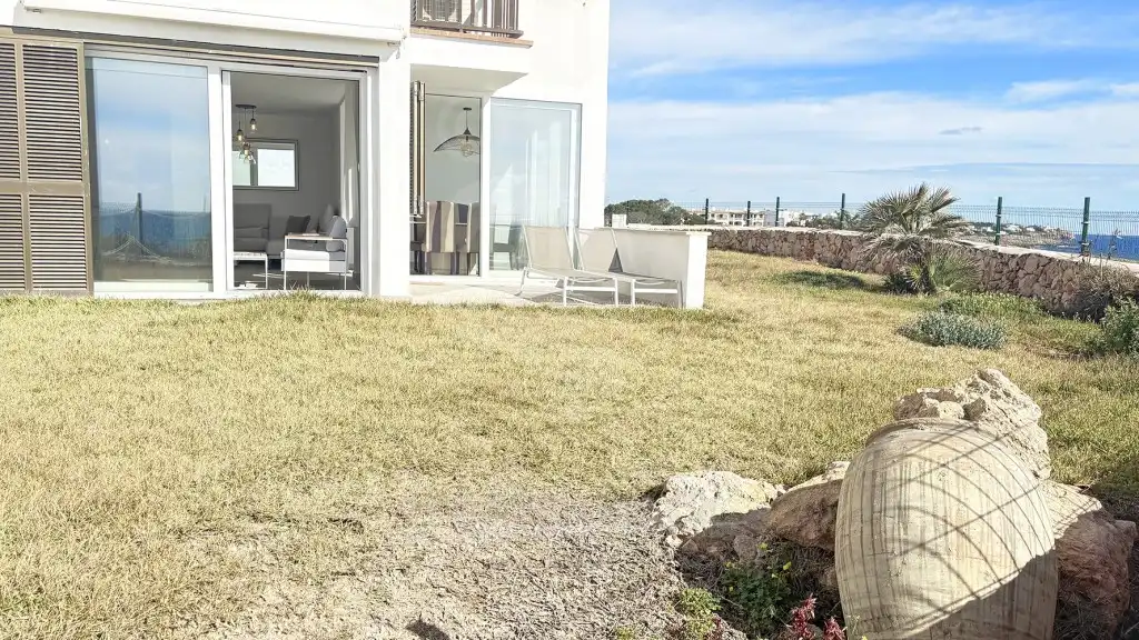 Terrasse von Wohnungen zum Verkauf in Santanyí mit Klimaanlage, Privatgarten und Terrasse
