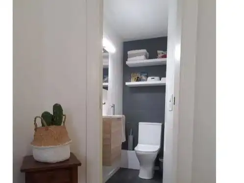 Bathroom of Houses for sale in Platja de la Pobla de Farnals