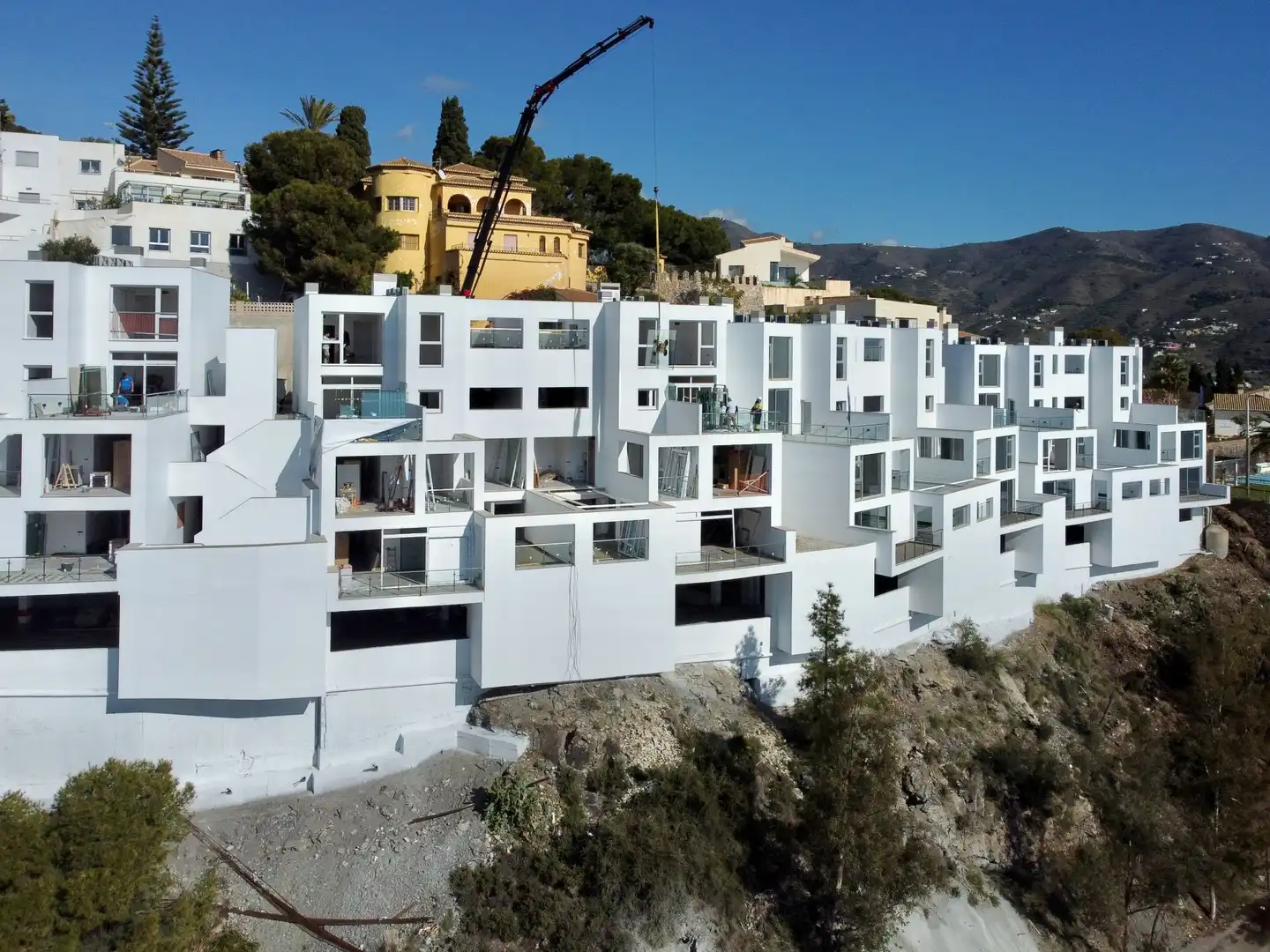 Außenansicht von Dachboden zum Verkauf in Almuñécar mit Klimaanlage, Terrasse und Schwimmbad