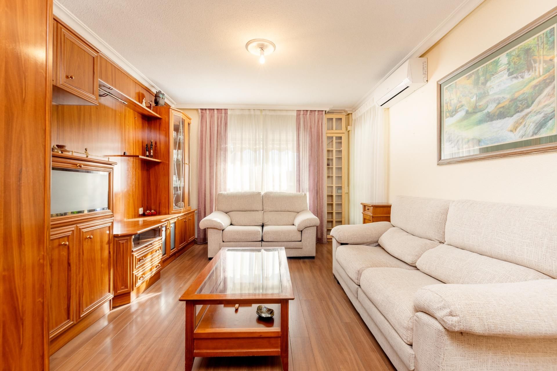 Living room of Flat for sale in  Madrid Capital  with Air Conditioner and Heating