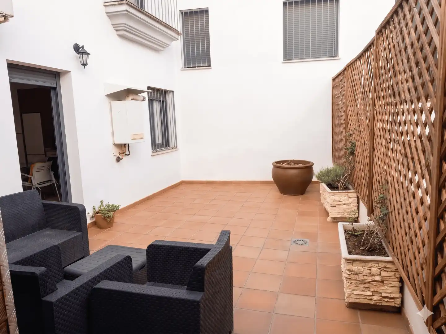 Terrasse von Haus oder Chalet zur Miete in Cáceres