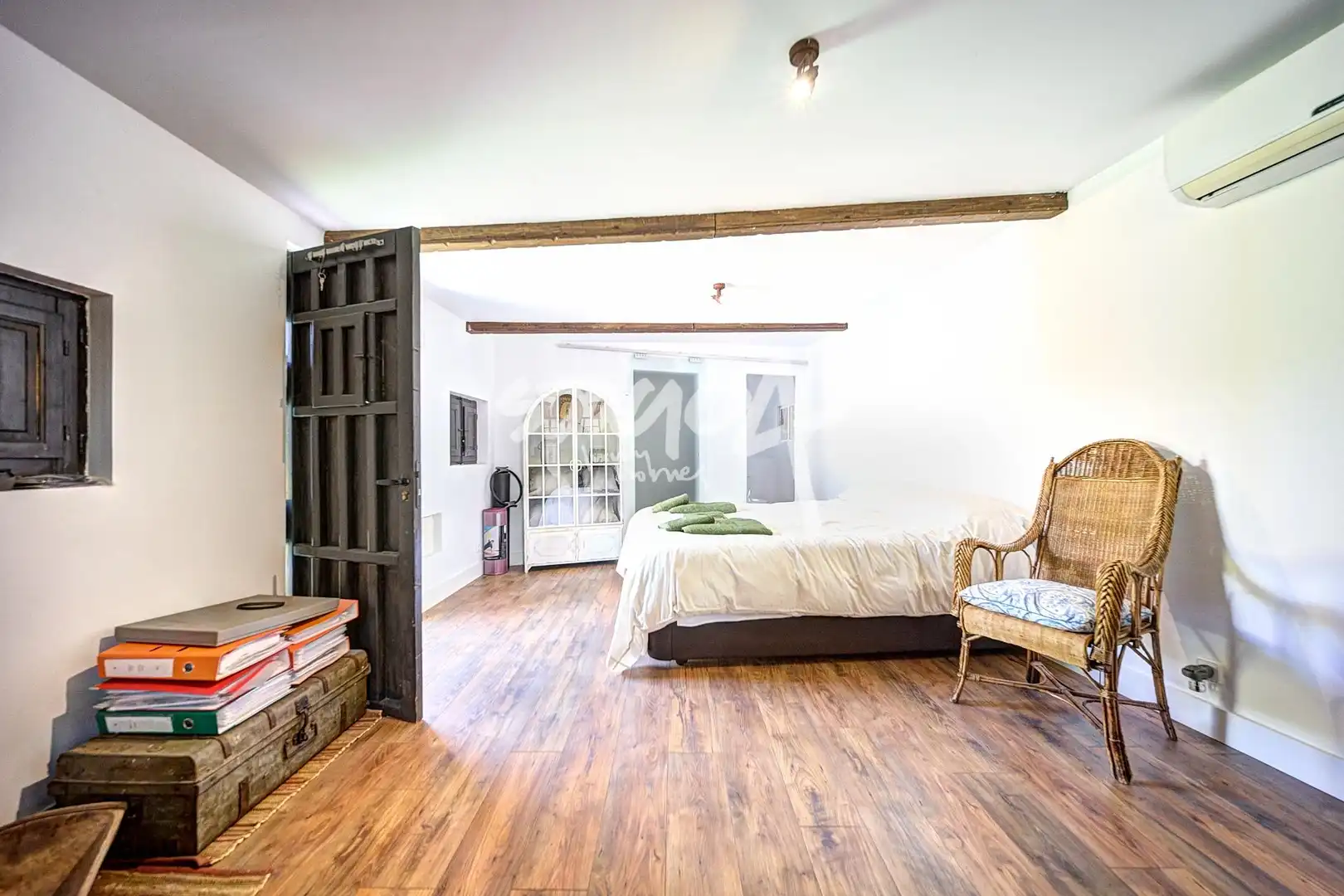 Bedroom of Houses for rent in Villanueva de la Cañada  with Air Conditioner, Heating and Private garden