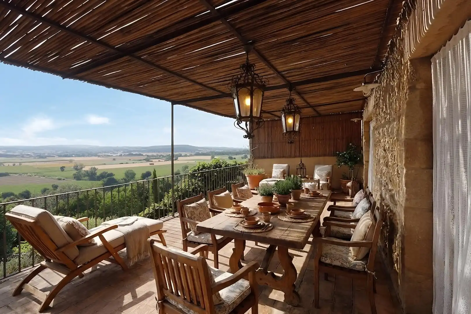 Terrassa de Finca rústica en venda en La Bisbal d'Empordà amb Aire condicionat, Calefacció i Terrassa