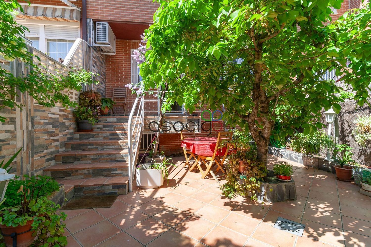 Garden of Single-family semi-detached for sale in Alcalá de Henares  with Air Conditioner, Heating and Terrace