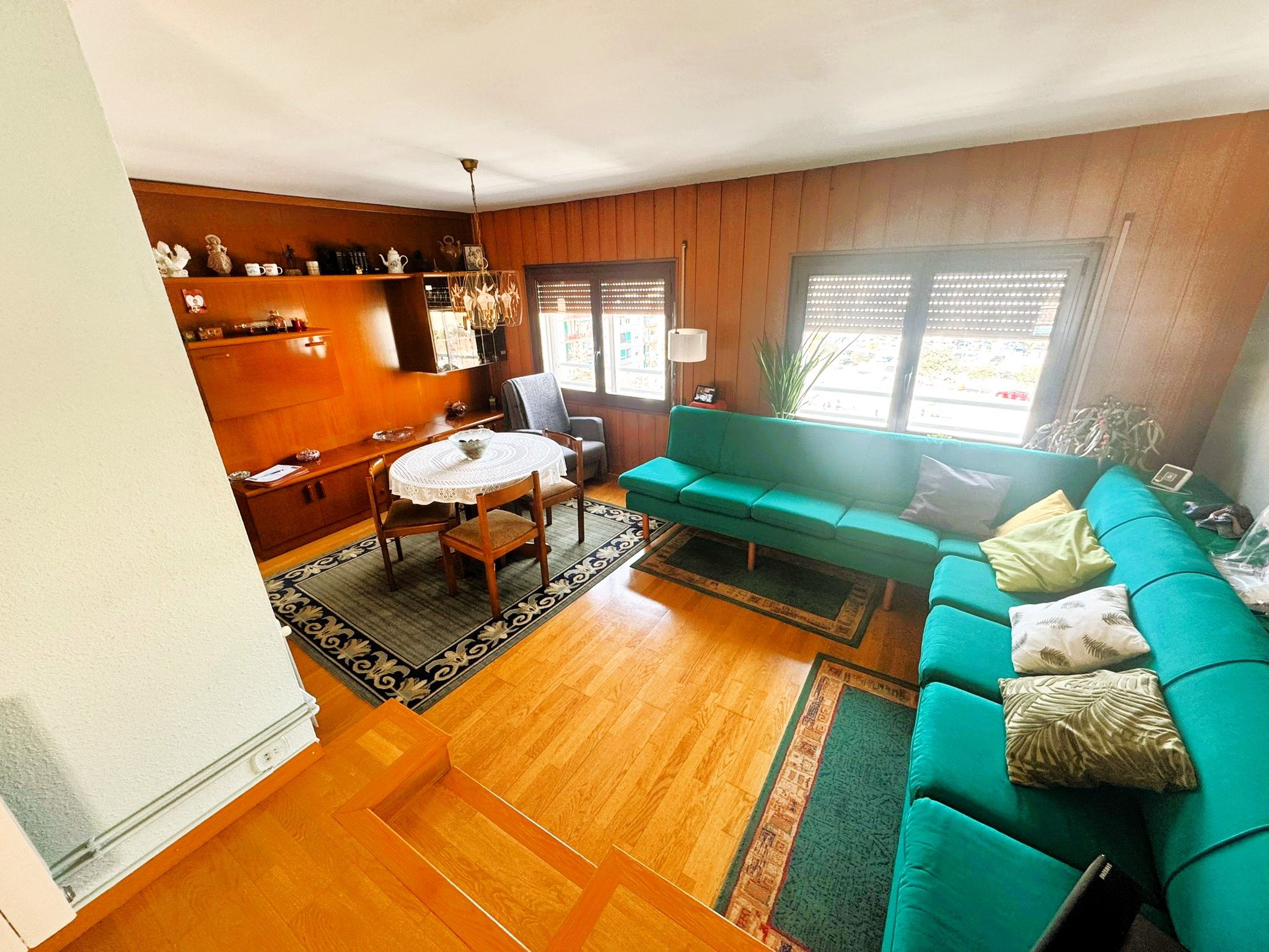 Sala d'estar de Àtic en venda en L'Hospitalet de Llobregat amb Calefacció i Terrassa