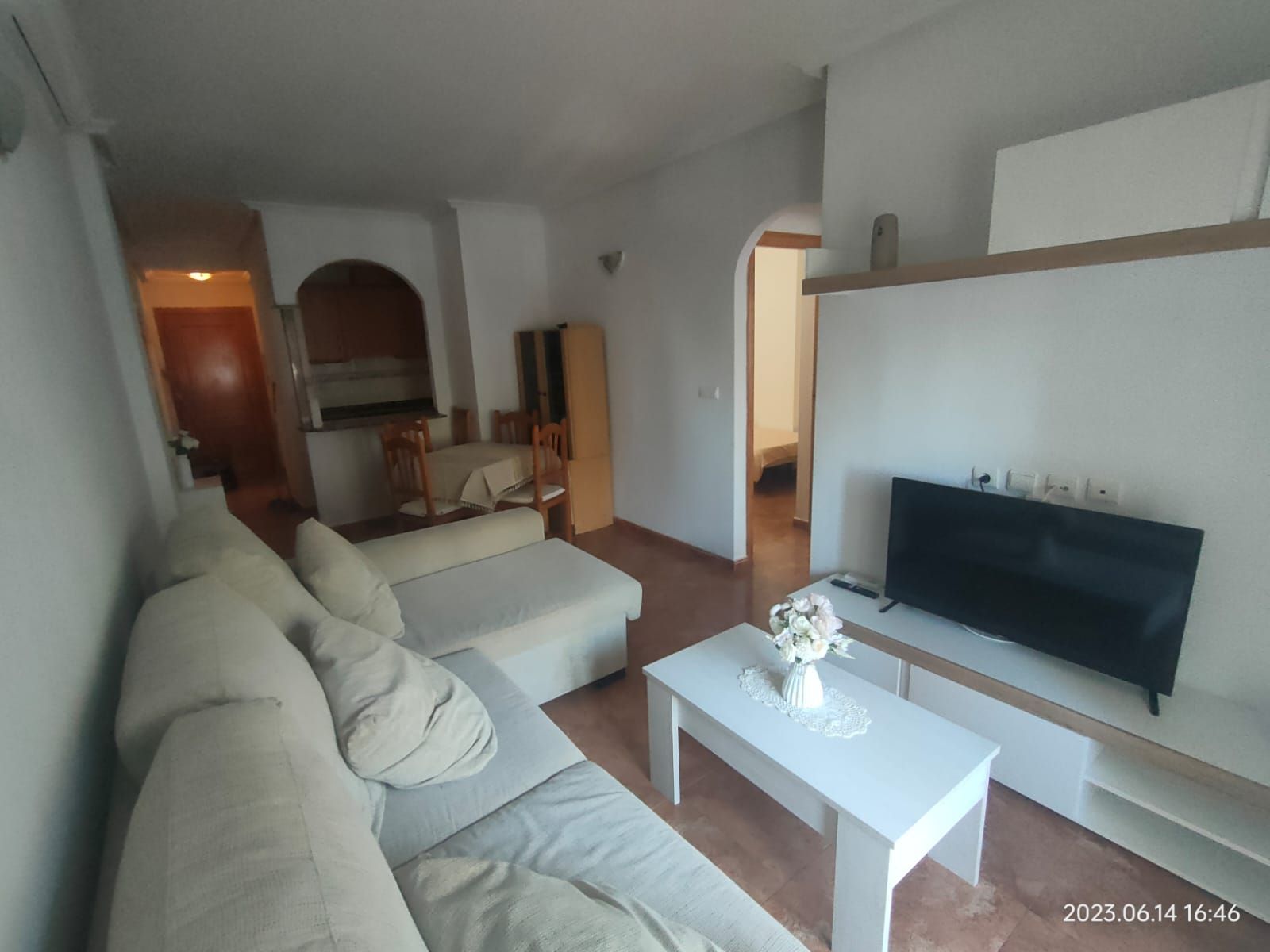 Sala de estar de Piso de alquiler en Torrevieja con Aire acondicionado, Calefacción y Terraza