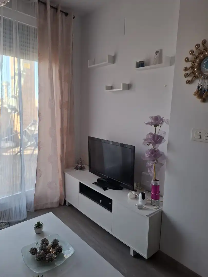 Sala de estar de Apartamento en venta en Albacete con Aire acondicionado, Calefacción y Parquet
