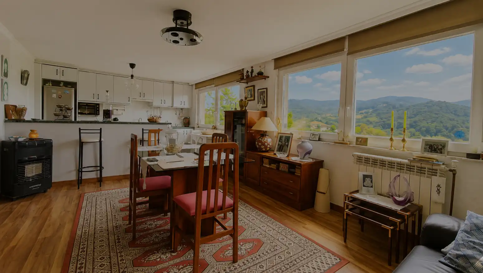Dining room of Houses for sale in Langreo  with Heating, Private garden and Parquet flooring