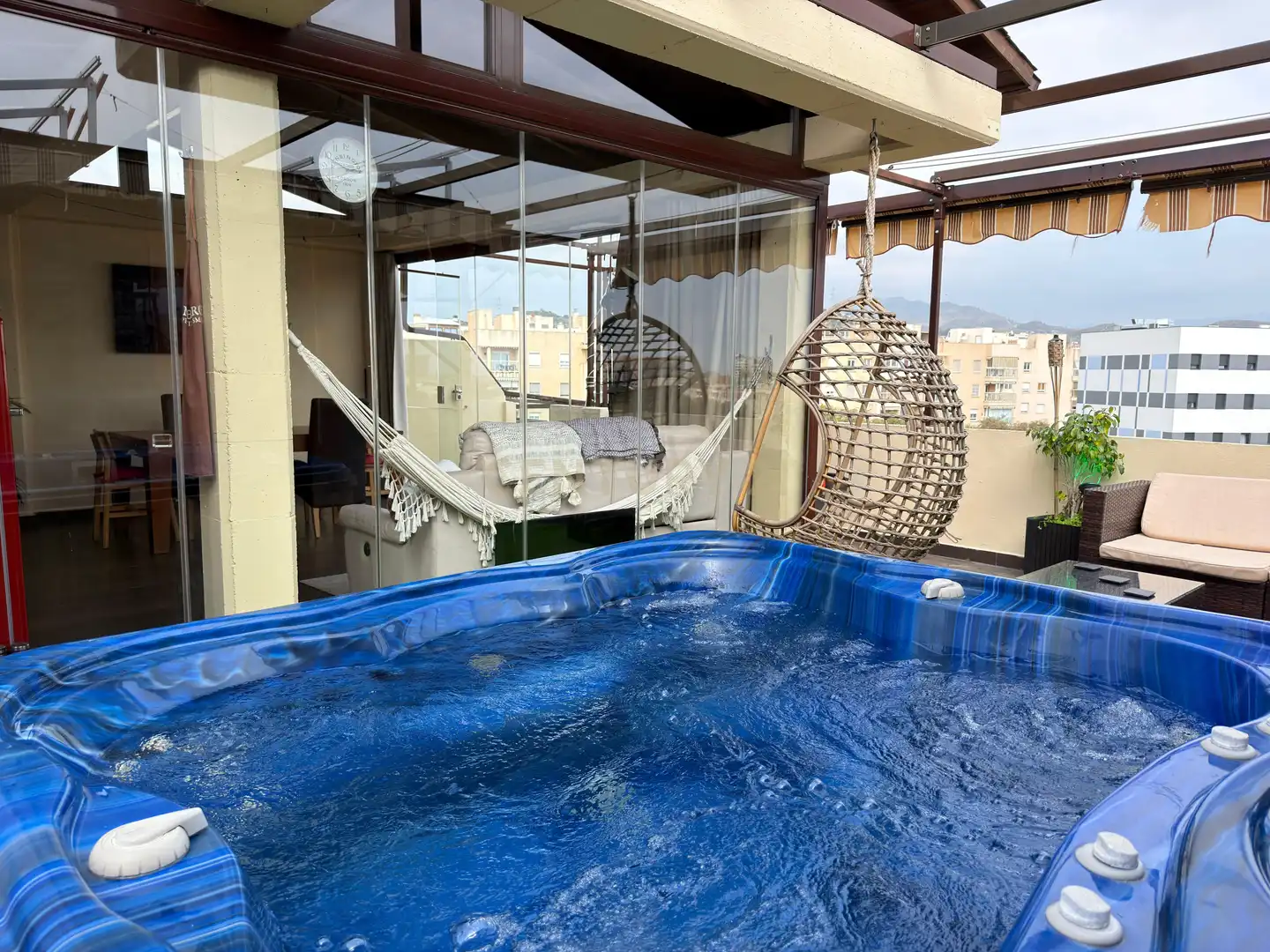 Terrace of Apartments for sale in Málaga  with Air Conditioner, Private garden and Oven
