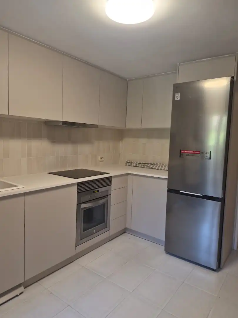 Kitchen of Flat for rent in Madrid  with Air Conditioner, Heating and Parquet flooring