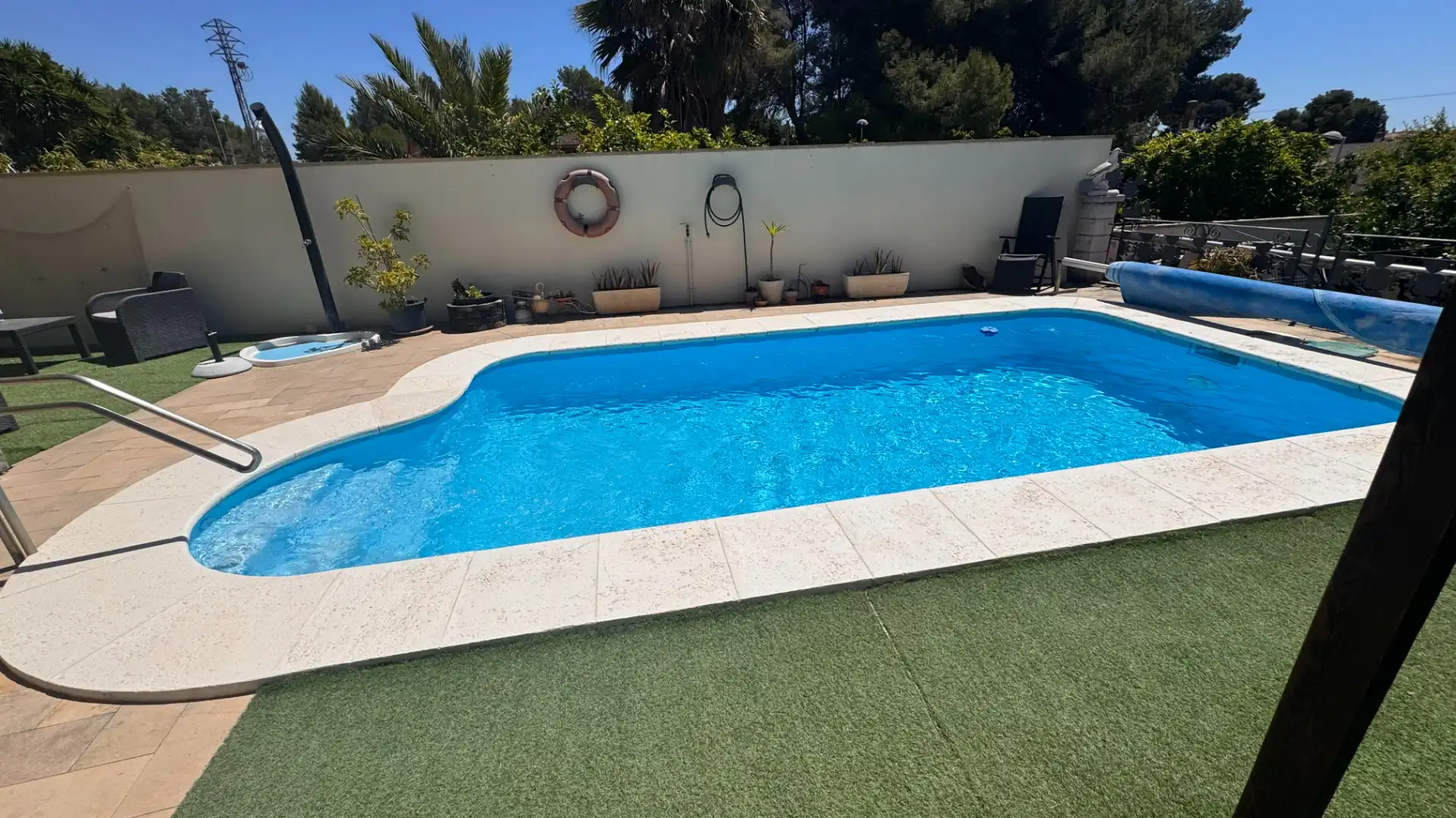 Swimming pool of Houses for sale in El Catllar   with Air Conditioner, Private garden and Swimming Pool