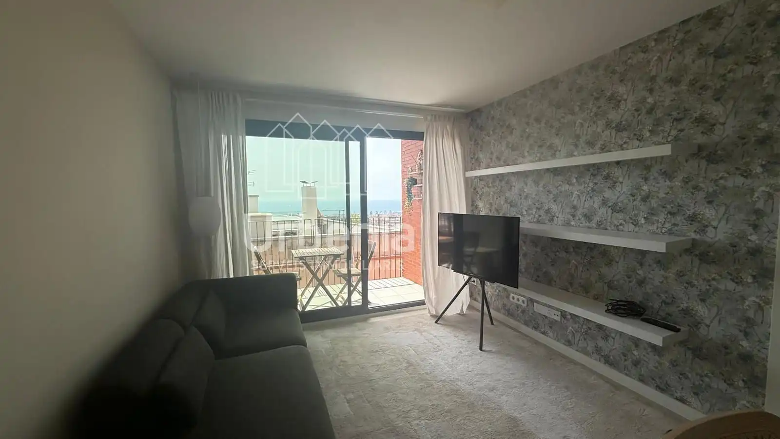 Sala de estar de Piso de alquiler en Mataró con Aire acondicionado, Calefacción y Terraza