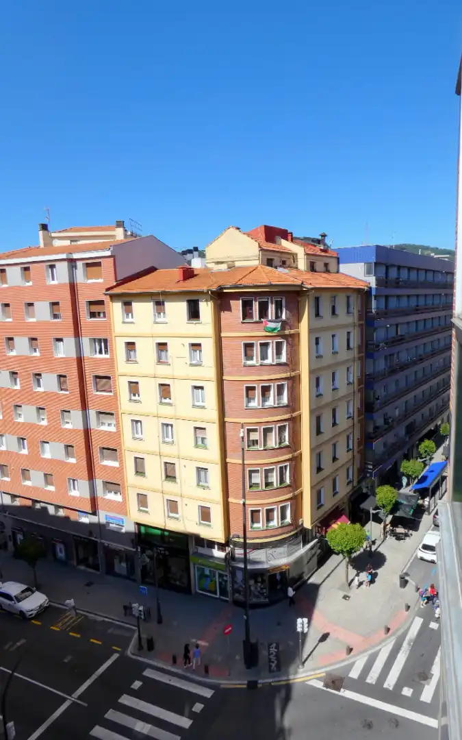 Vista exterior de Pis en venda en Bilbao  amb Calefacció, Parquet i Moblat