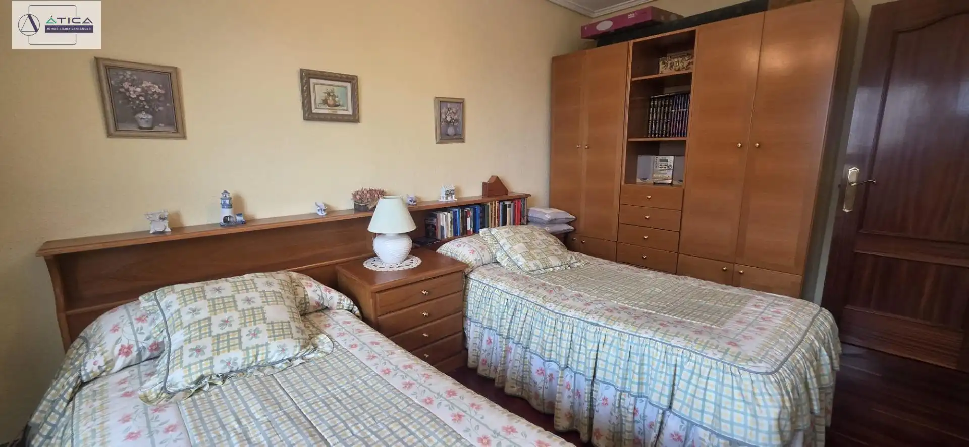 Bedroom of Flat for sale in Santander  with Heating, Terrace and Storage room