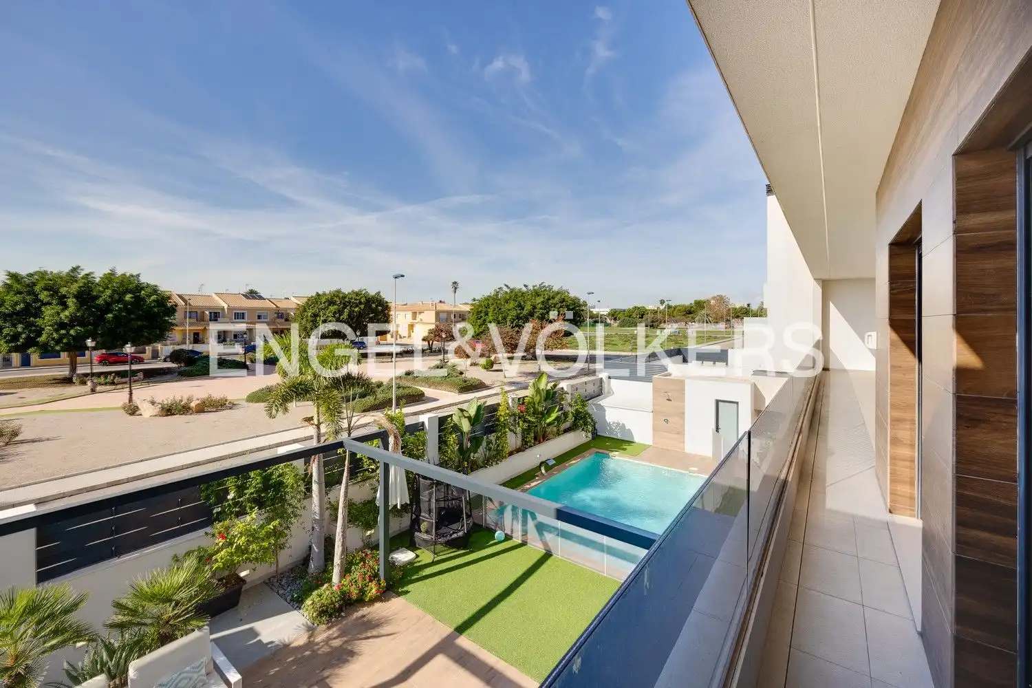 Terraza de Casa o chalet en venta en San Pedro del Pinatar con Aire acondicionado, Calefacción y Jardín privado