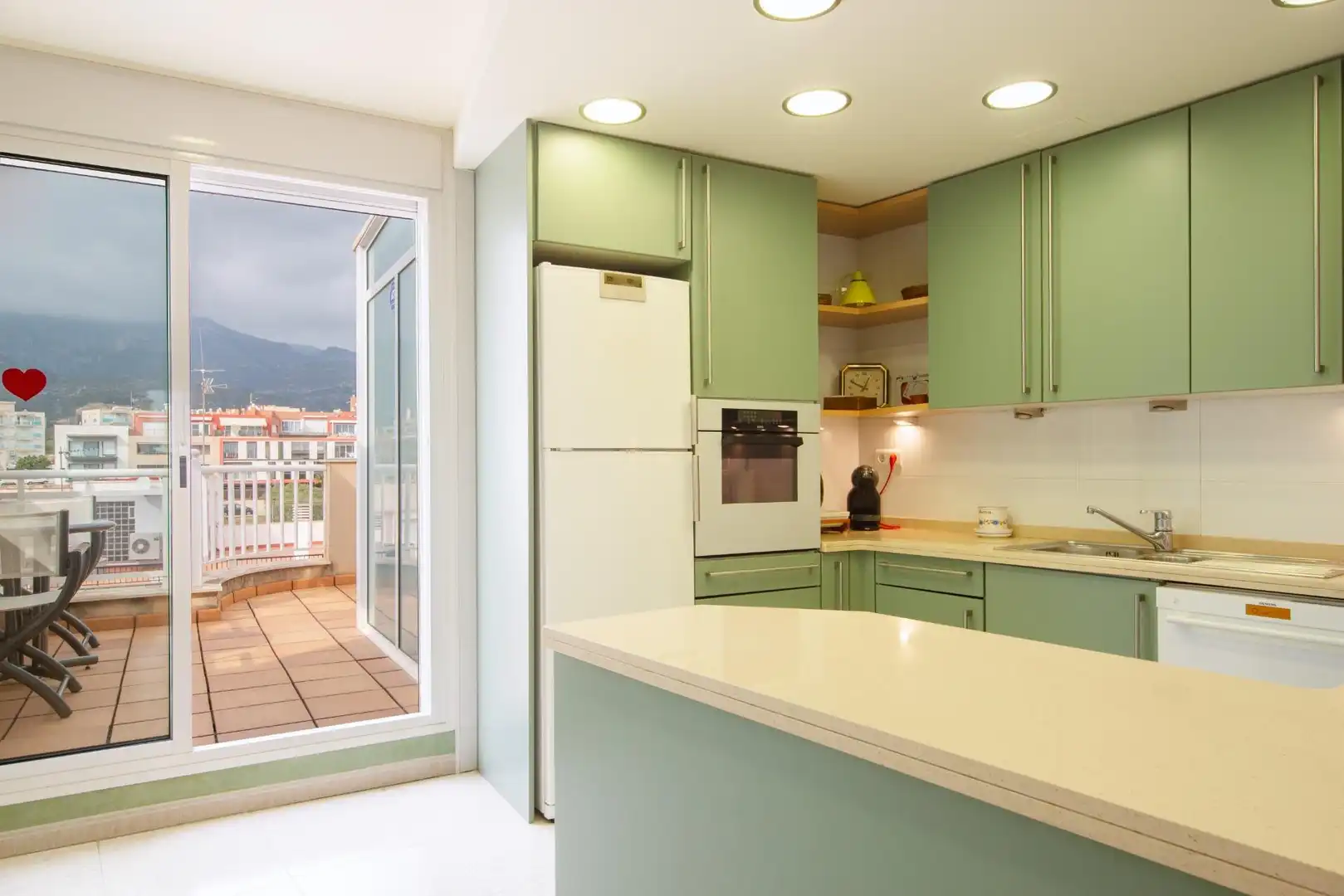 Cocina de Dúplex en venta en La Ràpita con Aire acondicionado, Terraza y Balcón