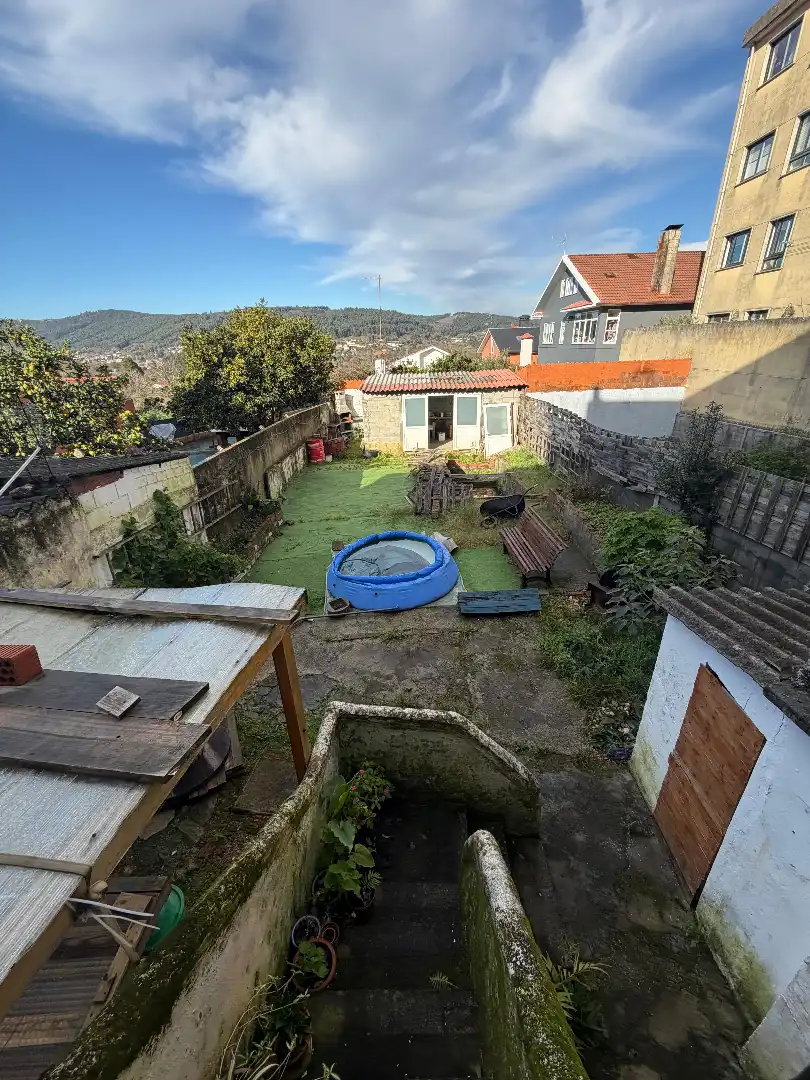 Jardín de Casa adosada en venta en Ferrol