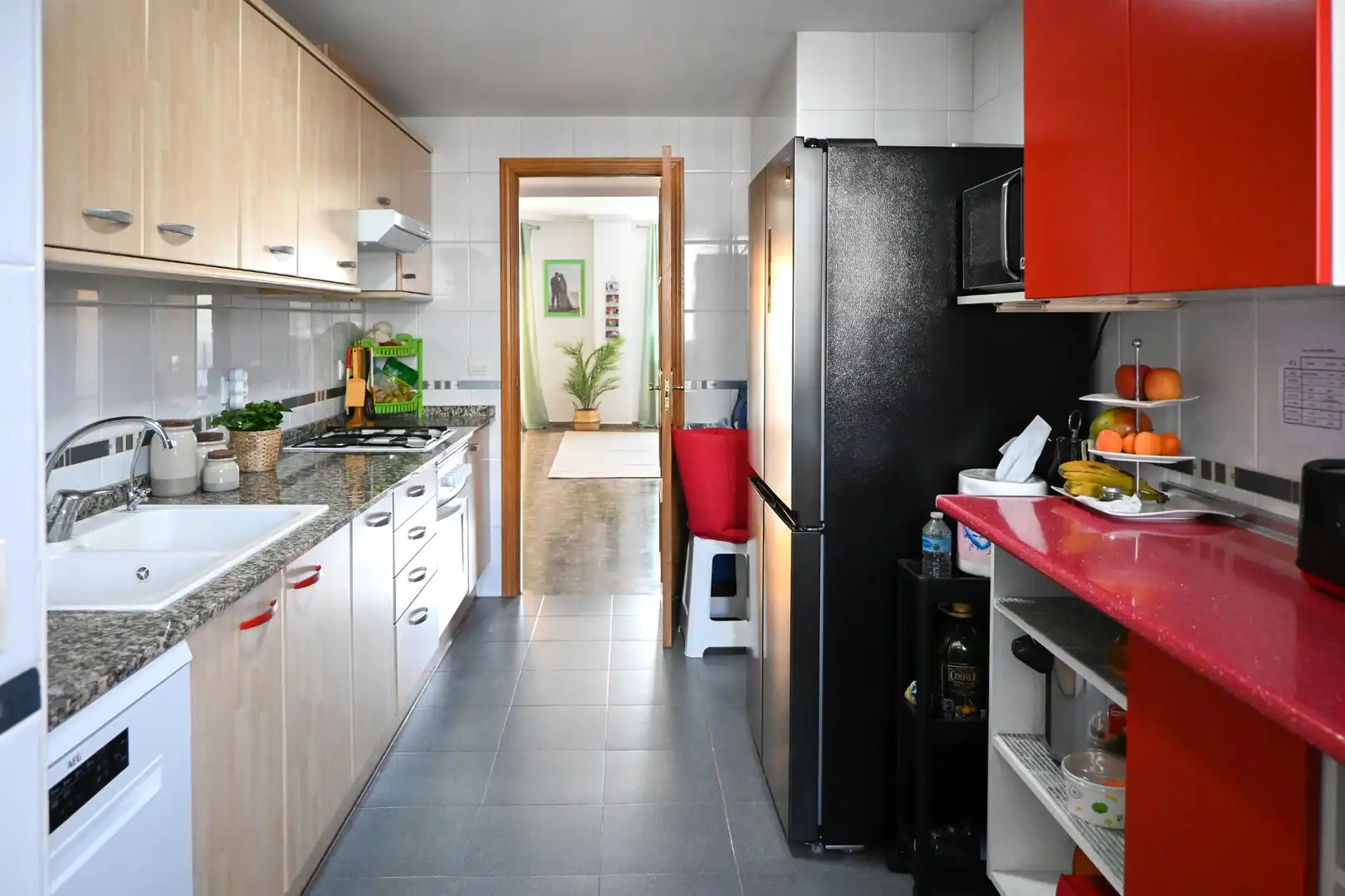 Kitchen of Flat for sale in Valencia  with Air Conditioner, Terrace and Swimming Pool