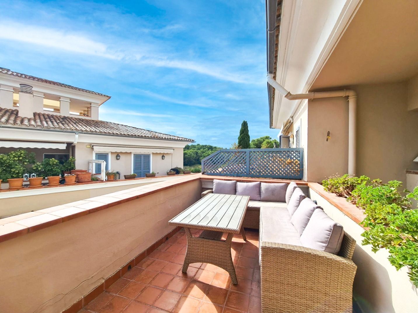 Terraza de Apartamento de alquiler en Calvià con Aire acondicionado, Terraza y Trastero