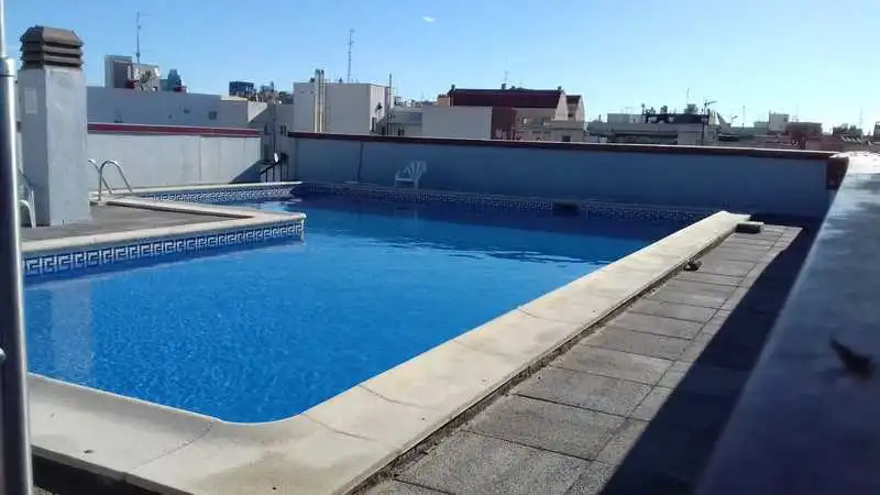 Swimming pool of Flat for sale in Madrid  with Air Conditioner, Heating and Swimming Pool