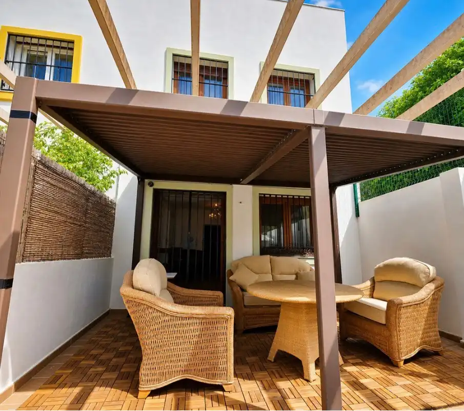 Terrasse von Wohnung zum Verkauf in Manilva mit Terrasse, Möbliert und Ofen
