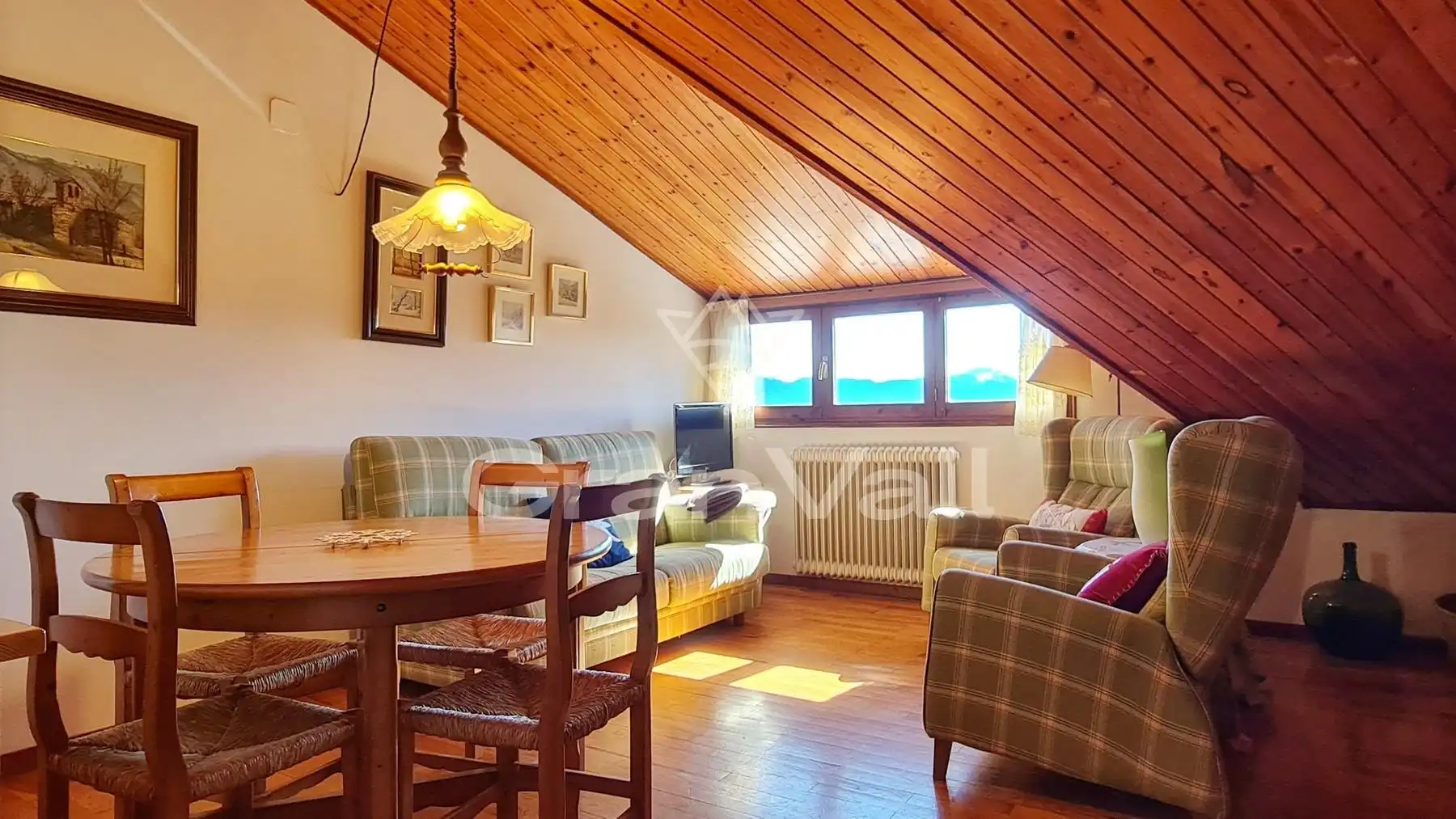 Sala de estar de Ático en venta en Puigcerdà