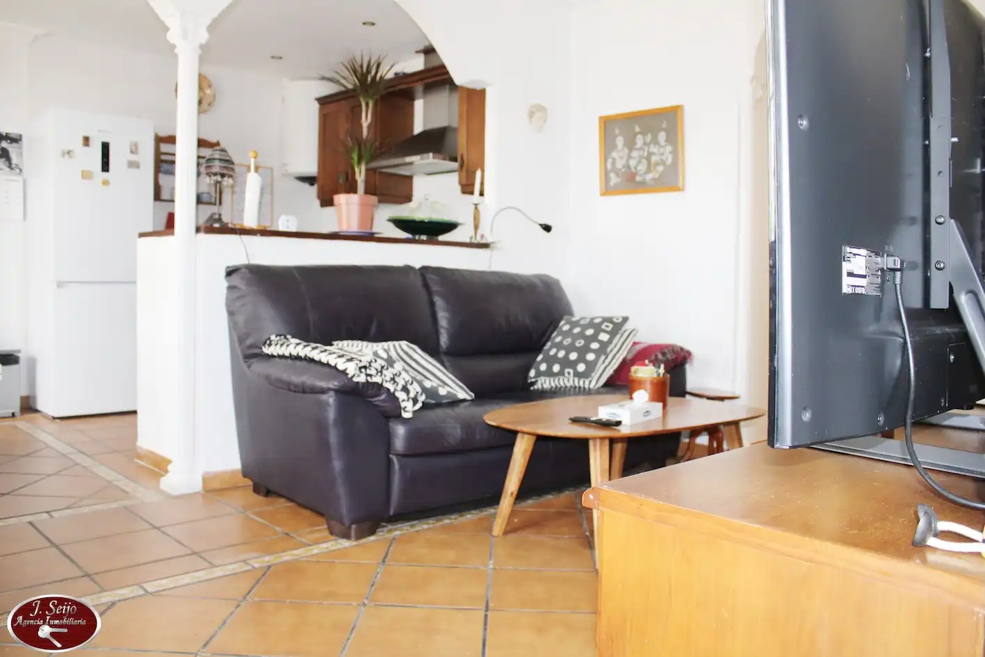 Sala d'estar de Pis en venda en Conil de la Frontera amb Aire condicionat i Moblat