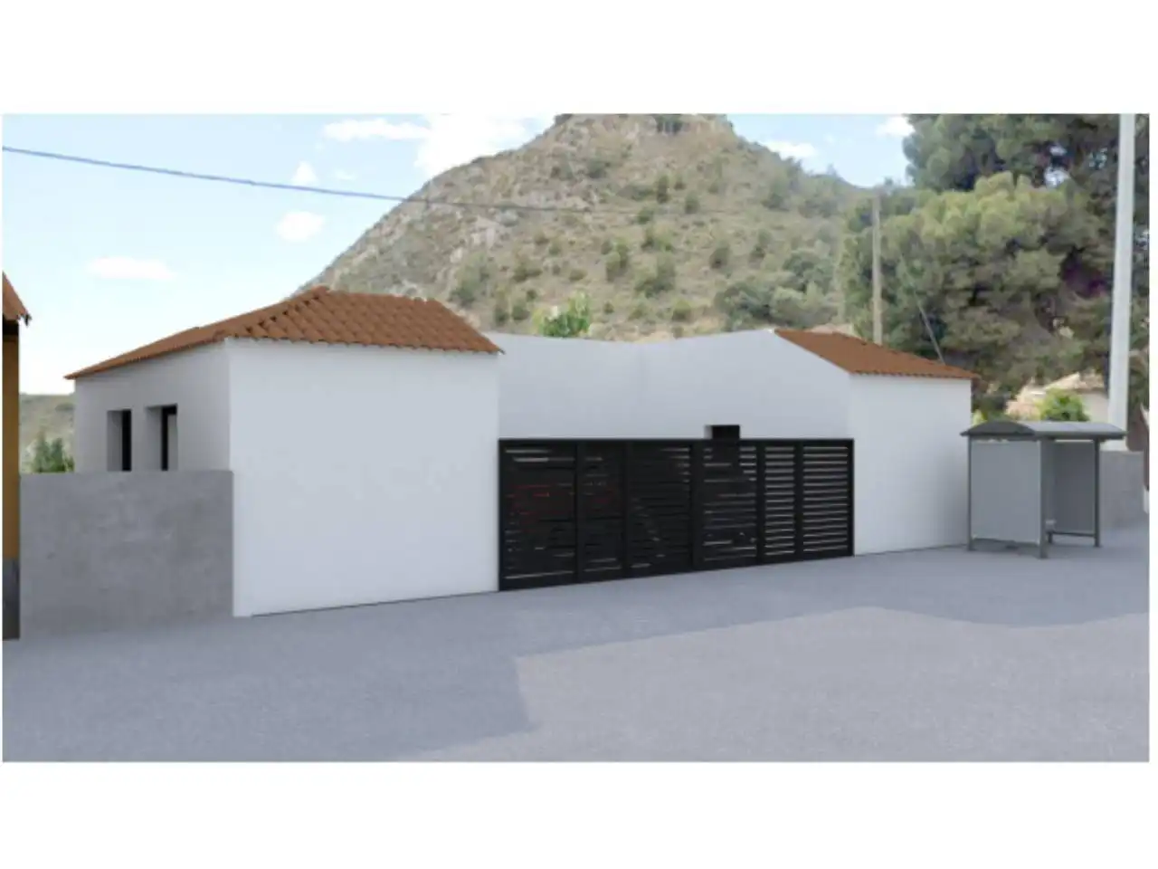 Vista exterior de Casa o chalet en venta en San Esteban de Litera con Aire acondicionado, Calefacción y Jardín privado