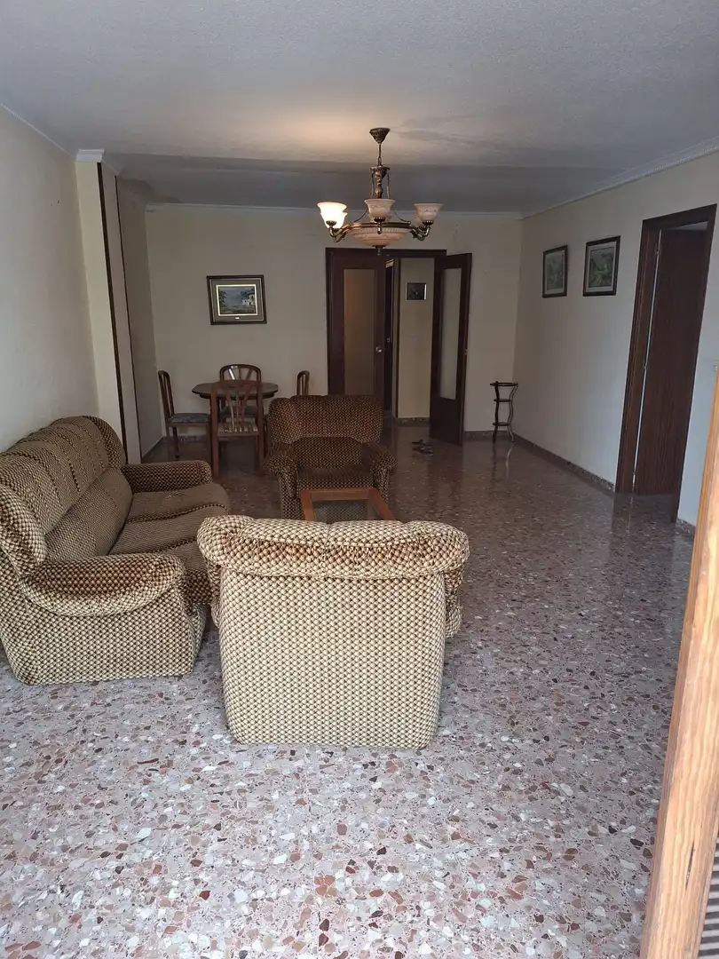 Sala de estar de Apartamento de alquiler en Jávea / Xàbia con Terraza y Amueblado