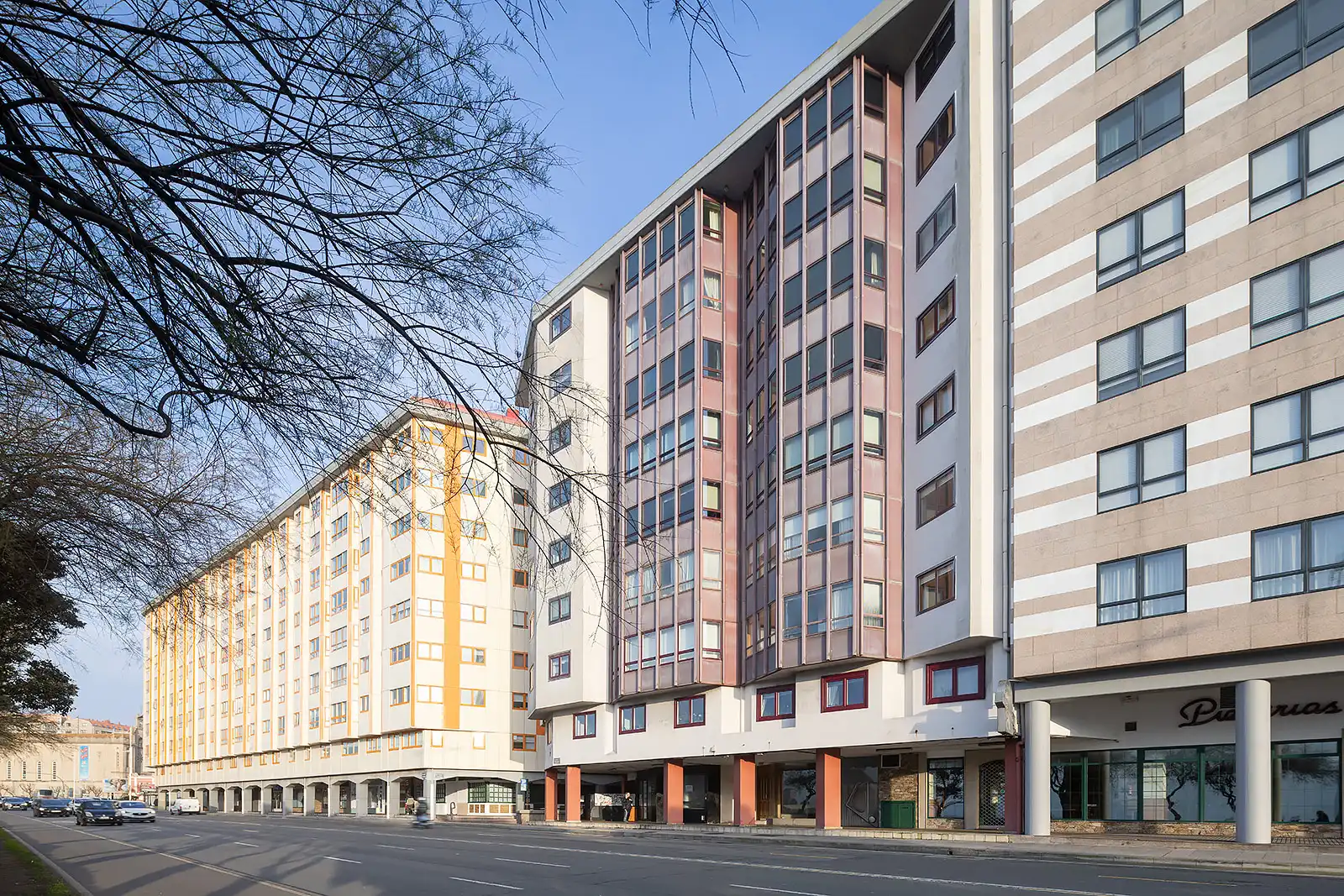 Exterior view of Flat for sale in A Coruña Capital   with Heating, Parquet flooring and Storage room
