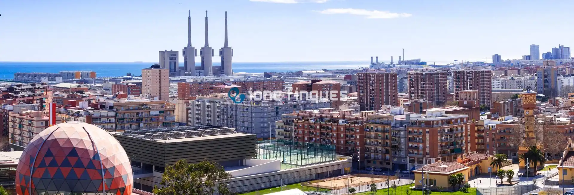 Exterior view of Flat for sale in Badalona  with Heating, Private garden and Balcony