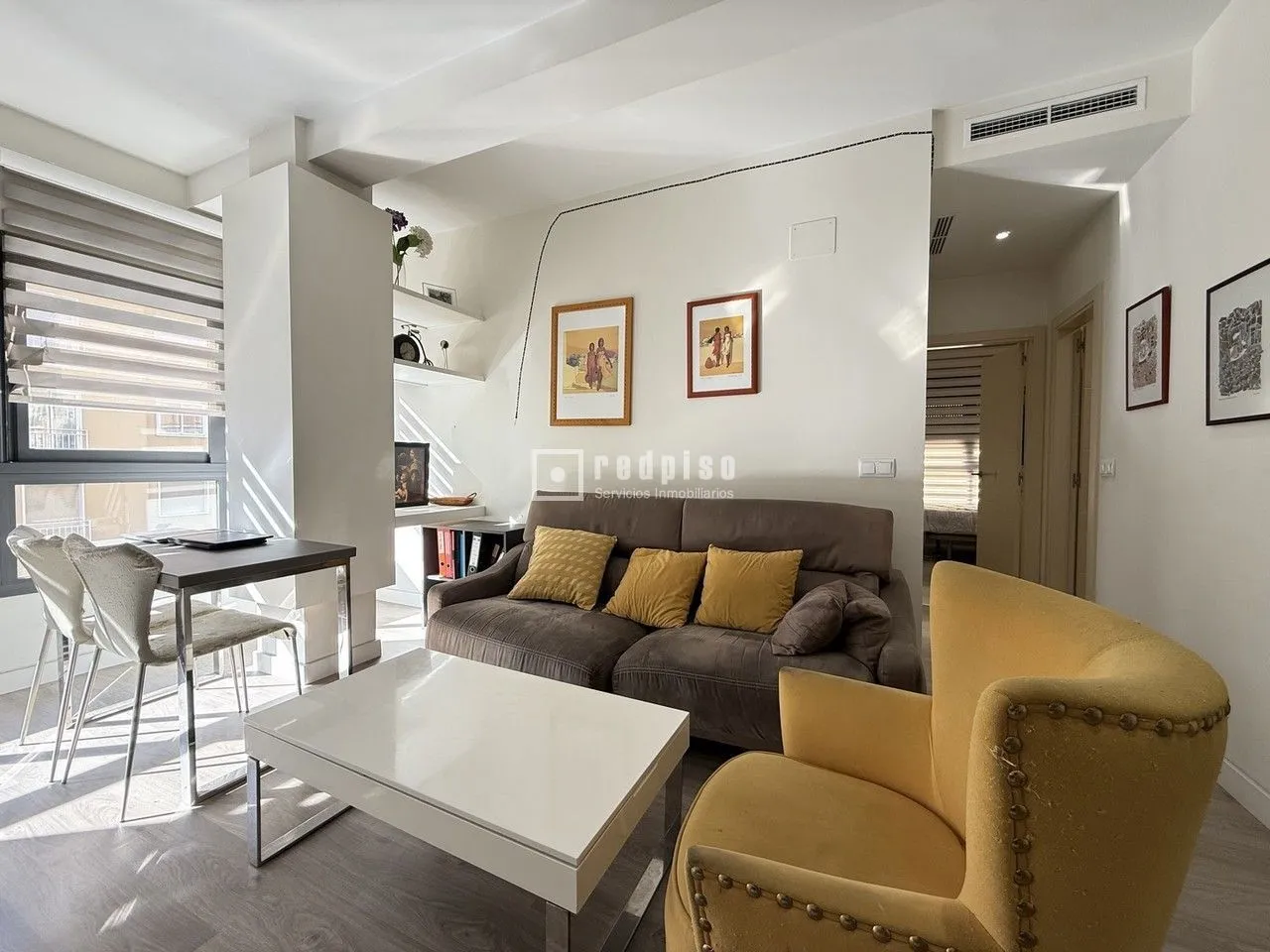 Sala d'estar de Pis en venda en Málaga Capital amb Aire condicionat i Terrassa