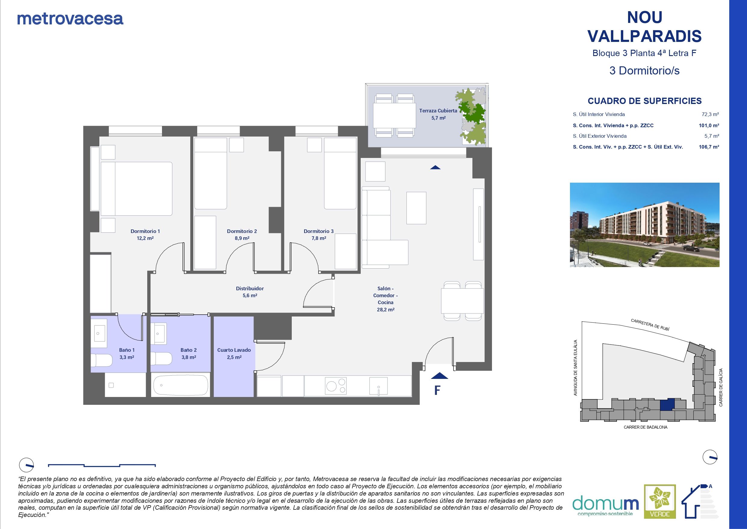 Pis en venda en Terrassa amb Aire condicionat, Calefacció i Jardí privat