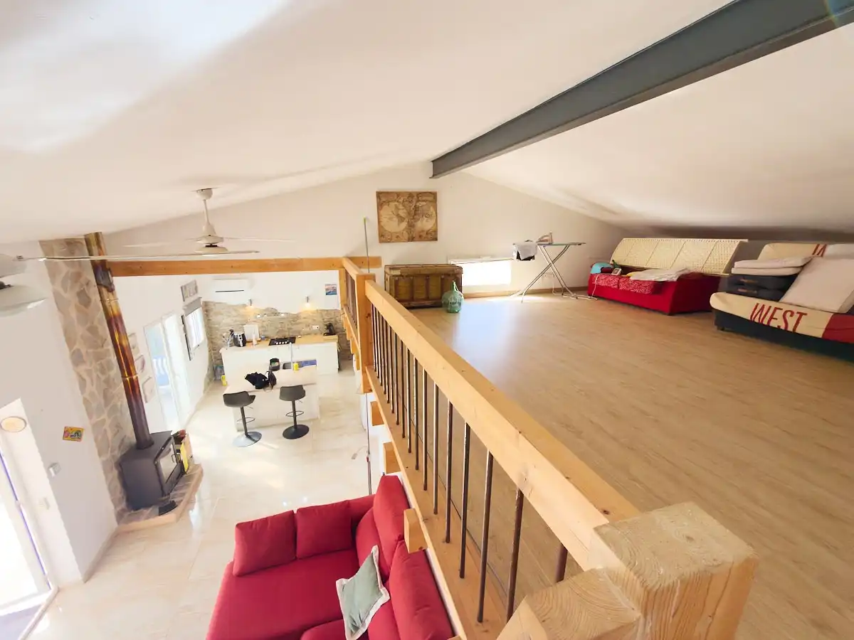 Wohnzimmer von Country house zum Verkauf in Aspe mit Klimaanlage, Heizung und Privatgarten
