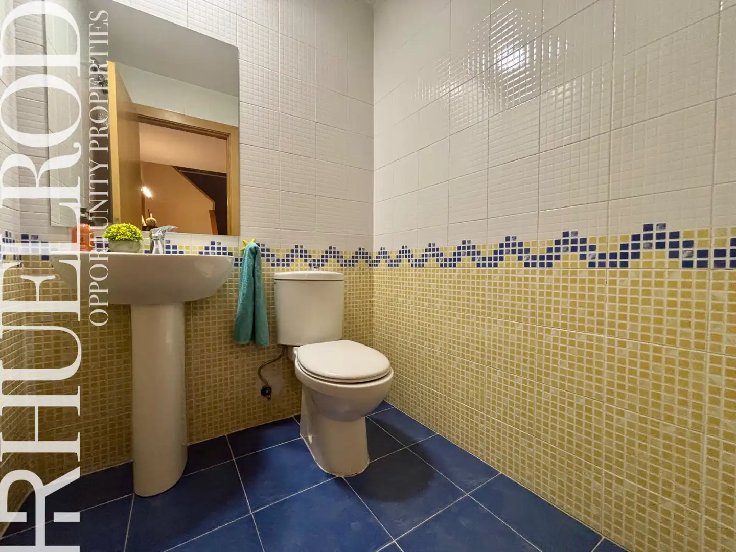 Badezimmer von Wohnung zum Verkauf in Badalona mit Klimaanlage, Heizung und Parkett