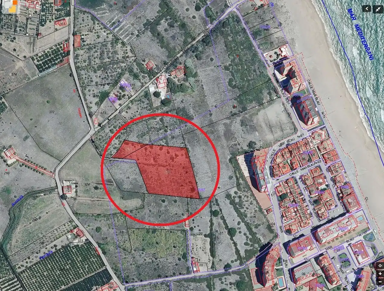 Land for sale in Sueca