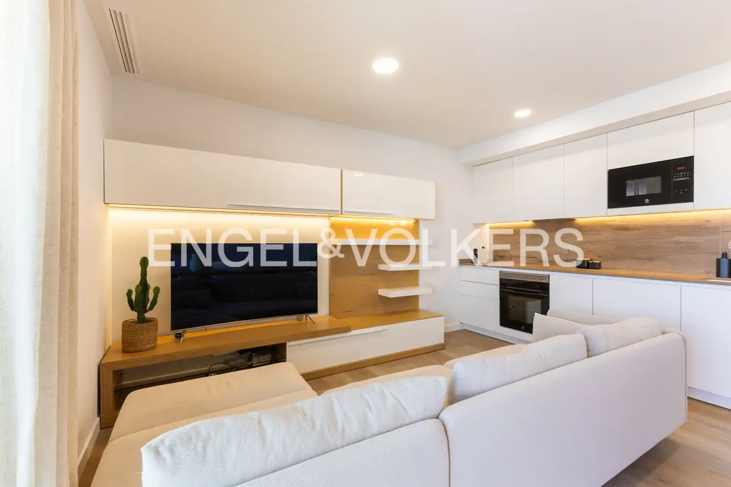 Living room of Flat for rent in El Puig de Santa Maria  with Air Conditioner, Heating and Private garden