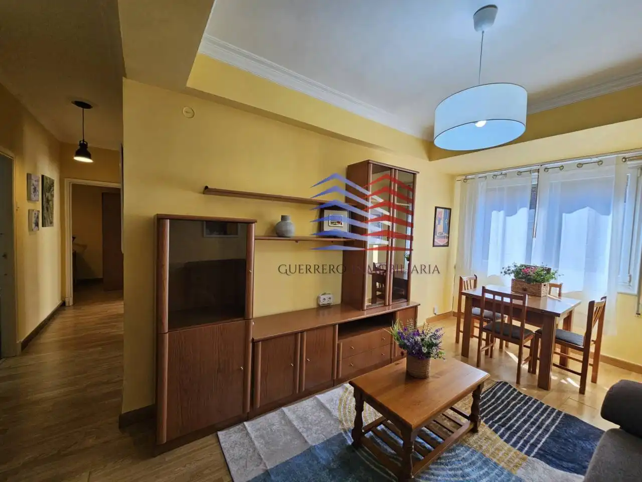 Living room of Flat for rent in Ourense Capital   with Heating, Furnished and Balcony