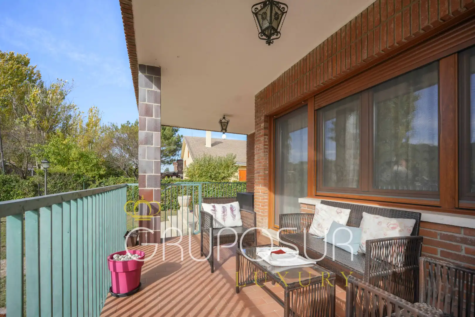 Terrassa de Casa o xalet en venda en Valladolid amb Calefacció, Jardí privat i Terrassa