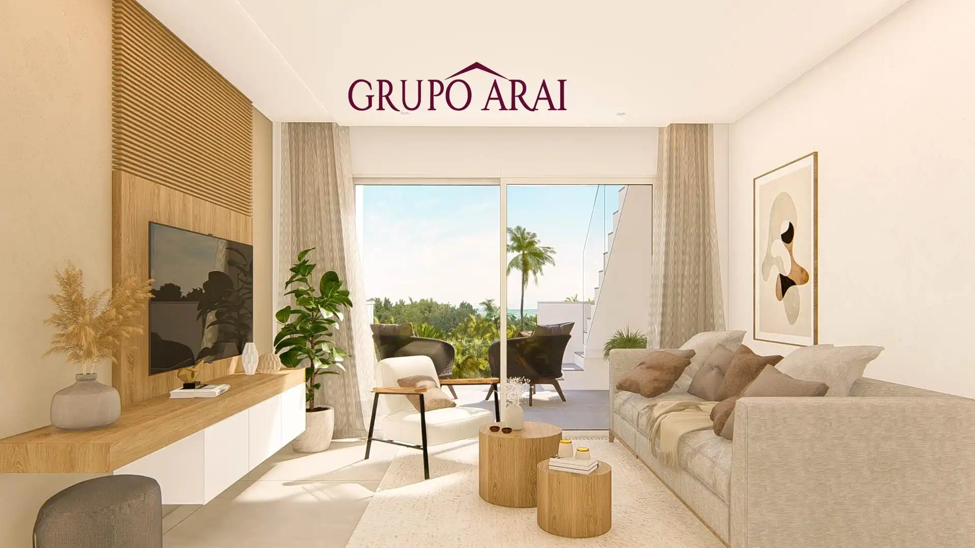 Living room of Flat for sale in Guardamar del Segura  with Air Conditioner, Heating and Private garden