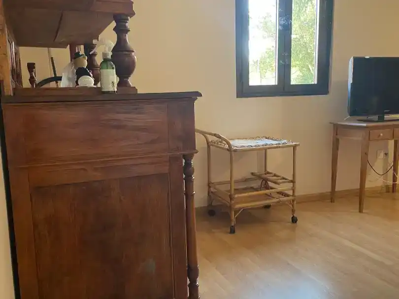 Dining room of Flat for rent in Valdevimbre  with Parquet flooring and Furnished
