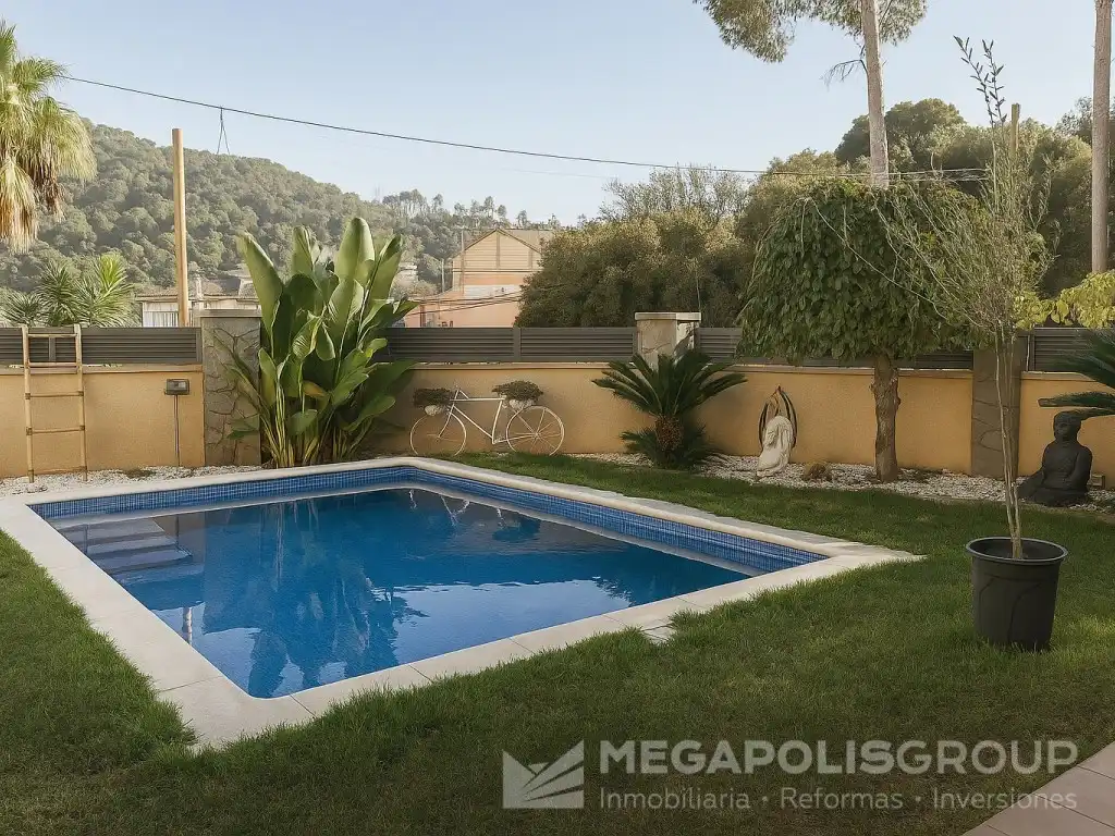 Piscina de Casa o chalet en venta en Sant Vicenç Dels Horts con Jardín privado, Terraza y Piscina