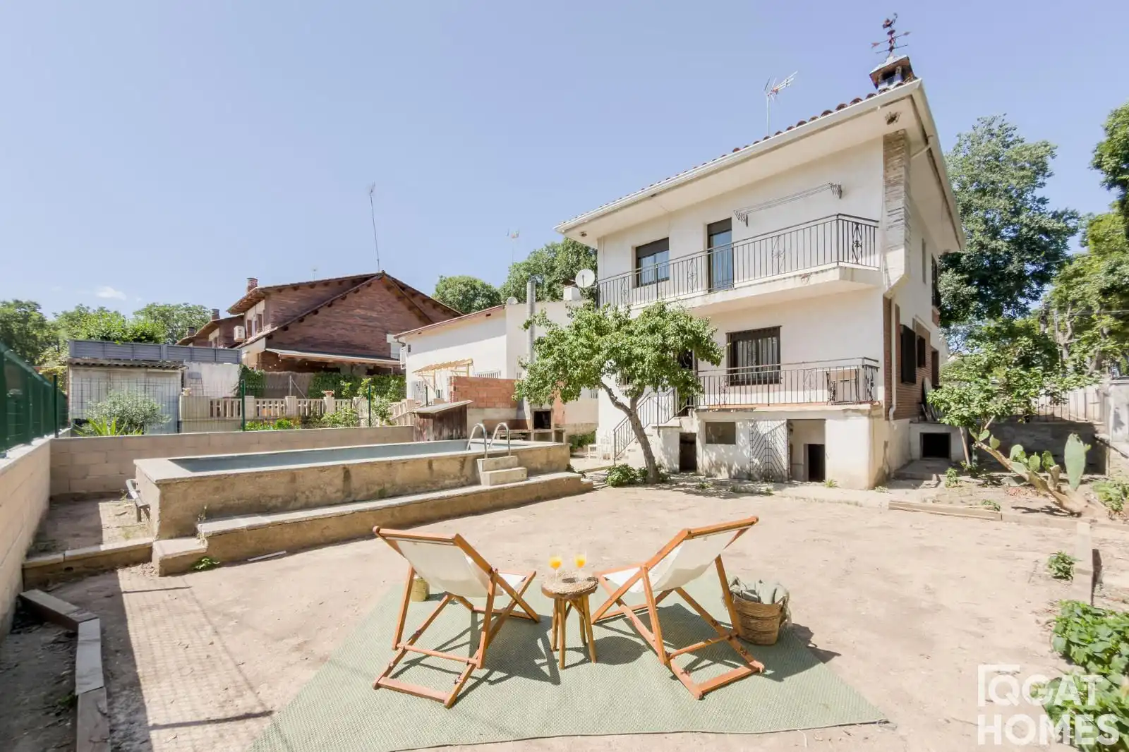 Außenansicht von Haus oder Chalet zum Verkauf in Sant Cugat del Vallès mit Klimaanlage, Heizung und Terrasse