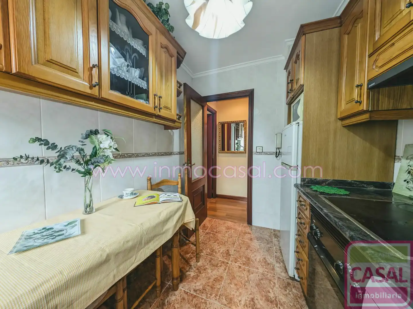 Küche von Wohnung zum Verkauf in Mieres (Asturias) mit Heizung, Abstellraum und Möbliert
